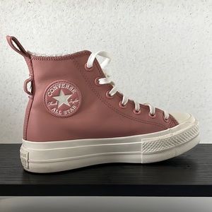 Converse leather high top sneaker
